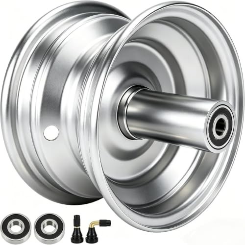 6 Inch Front Mini Bike Wheel Rim Kit for Coleman Baja Doodlebug Motovox