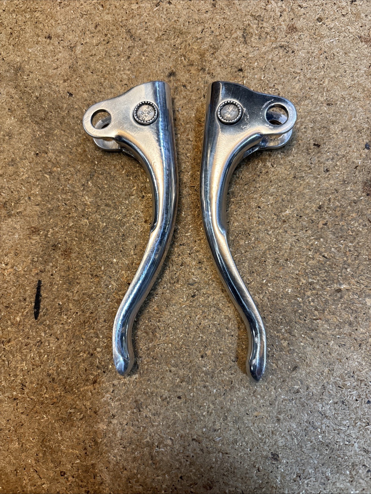 Pair NOS Campagnolo Gran Sport Replacement Brake Levers – Levers Only