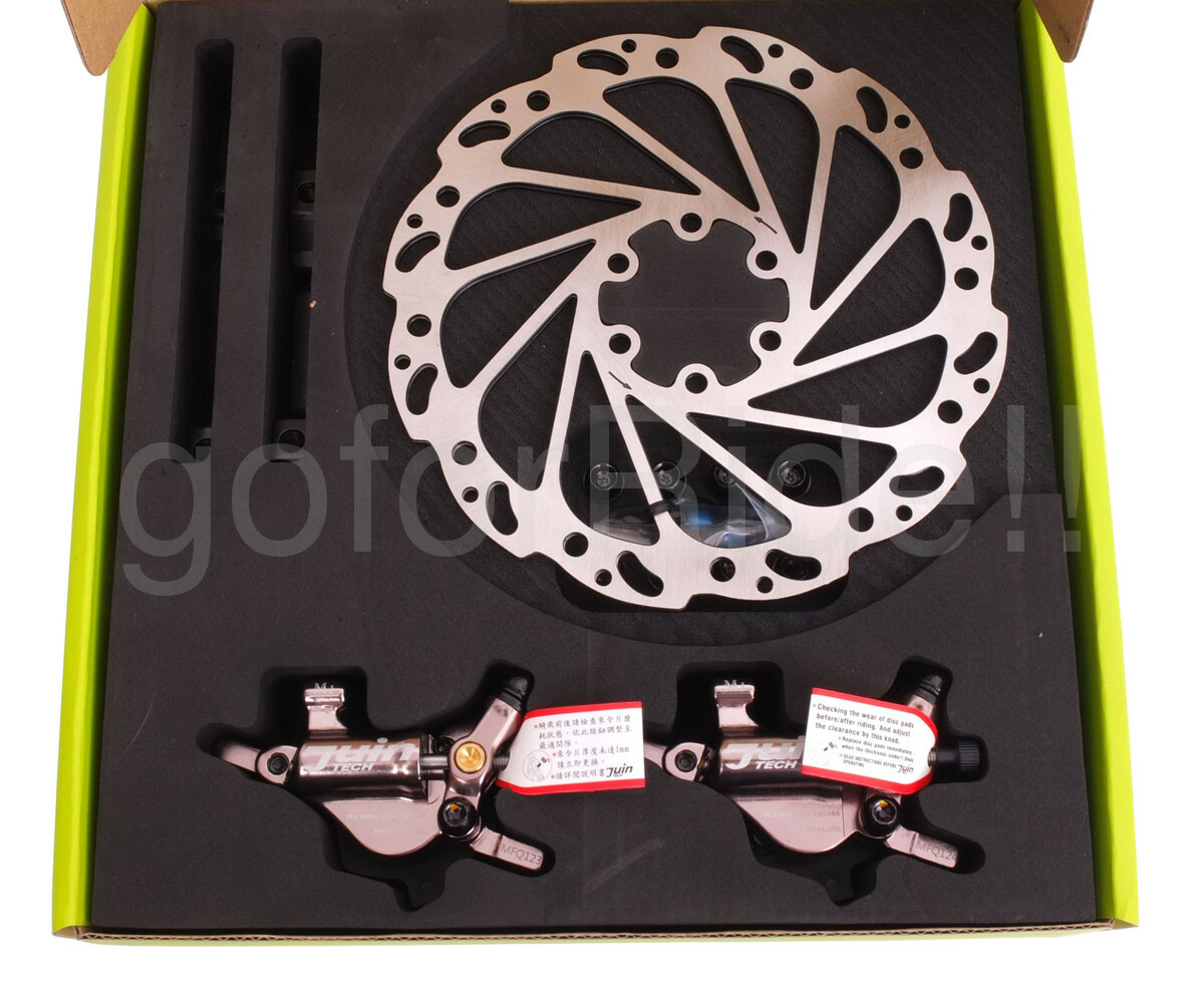 Juin Tech M1 Mountain E-bike Bike Hydraulic Disc Brake Caliper Set Front+Rear