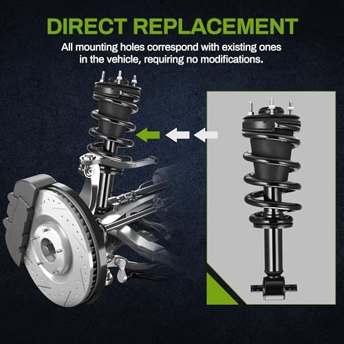 Front Pair Complete Quick Struts Rear Shock Absorber 07-13 front&rear