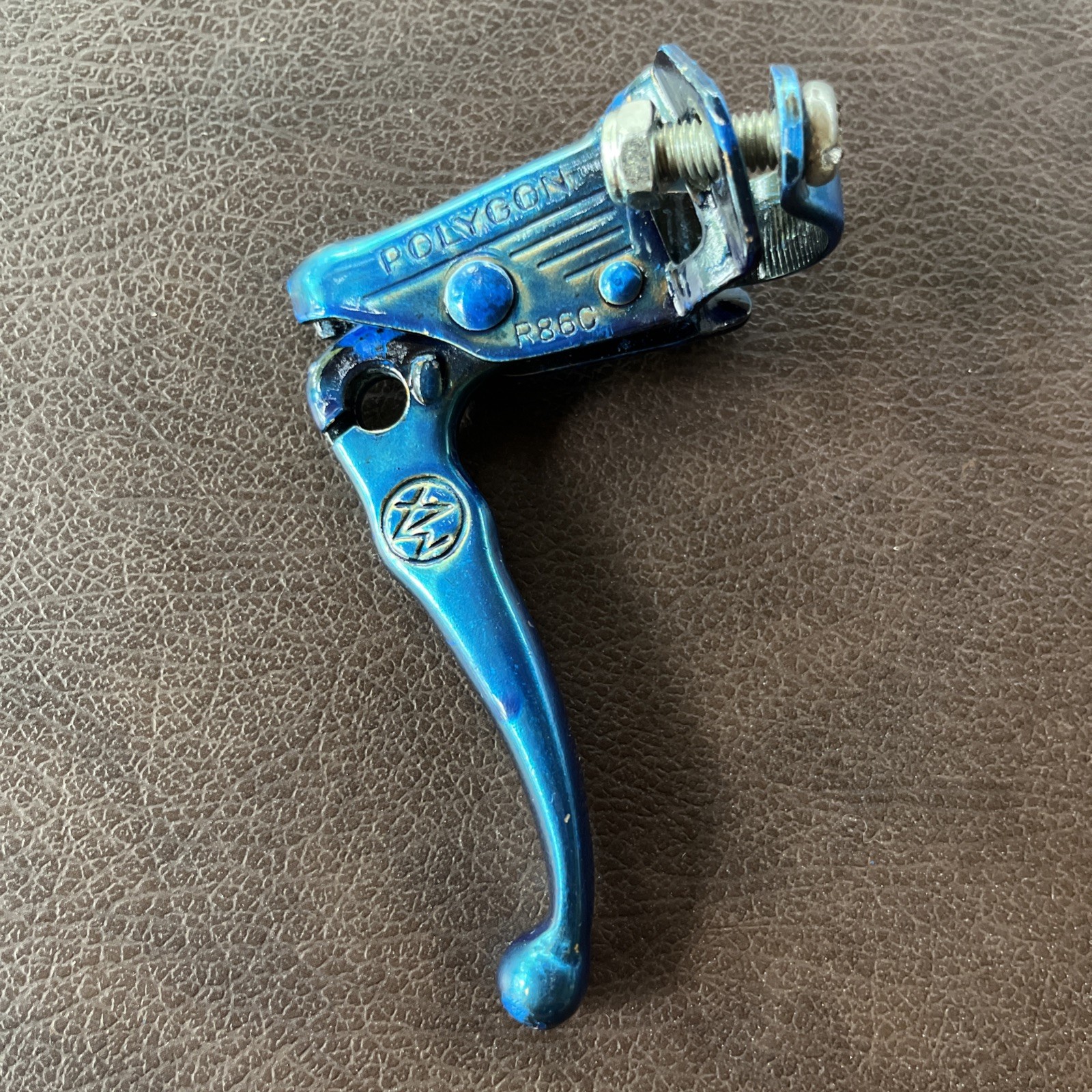 dia-compe tech 3 Polygon brake lever Old School 1986 Blue