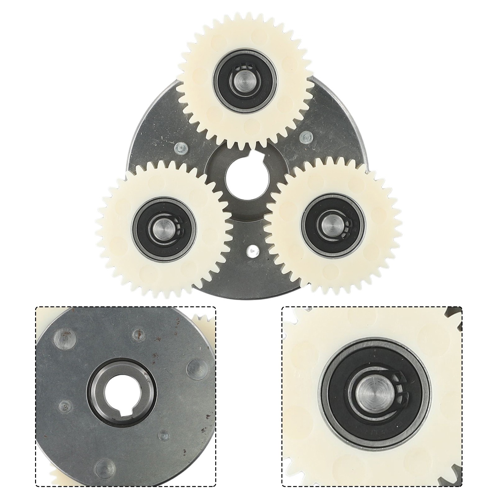 3x Planetary Gears Gears E-Bike For Bafang Motor Motor Nylon Wheel Hub/ White