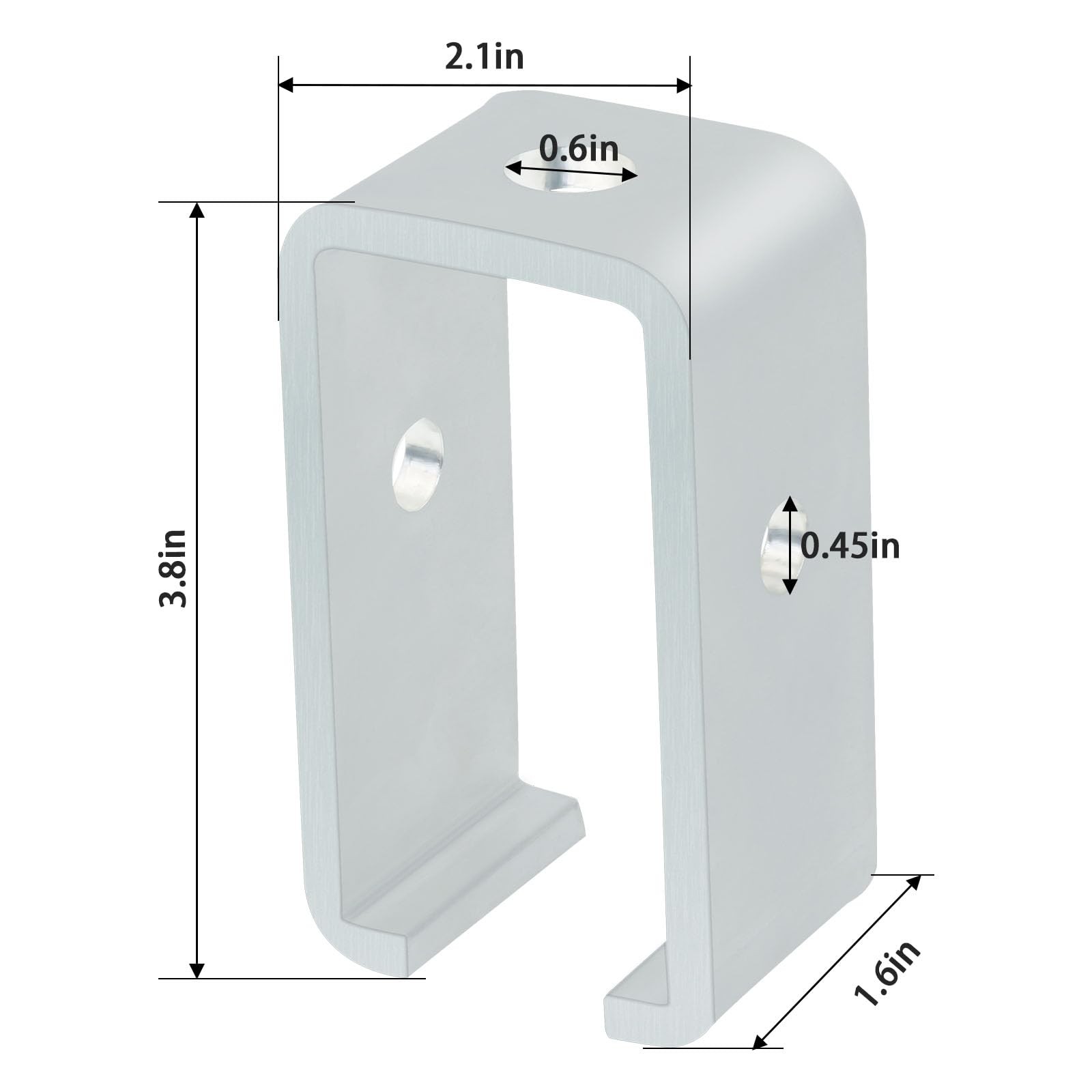 Channel Trolley Track Hanger Bracket for UNISTRUT 3.75 inches, P1834-EG x10