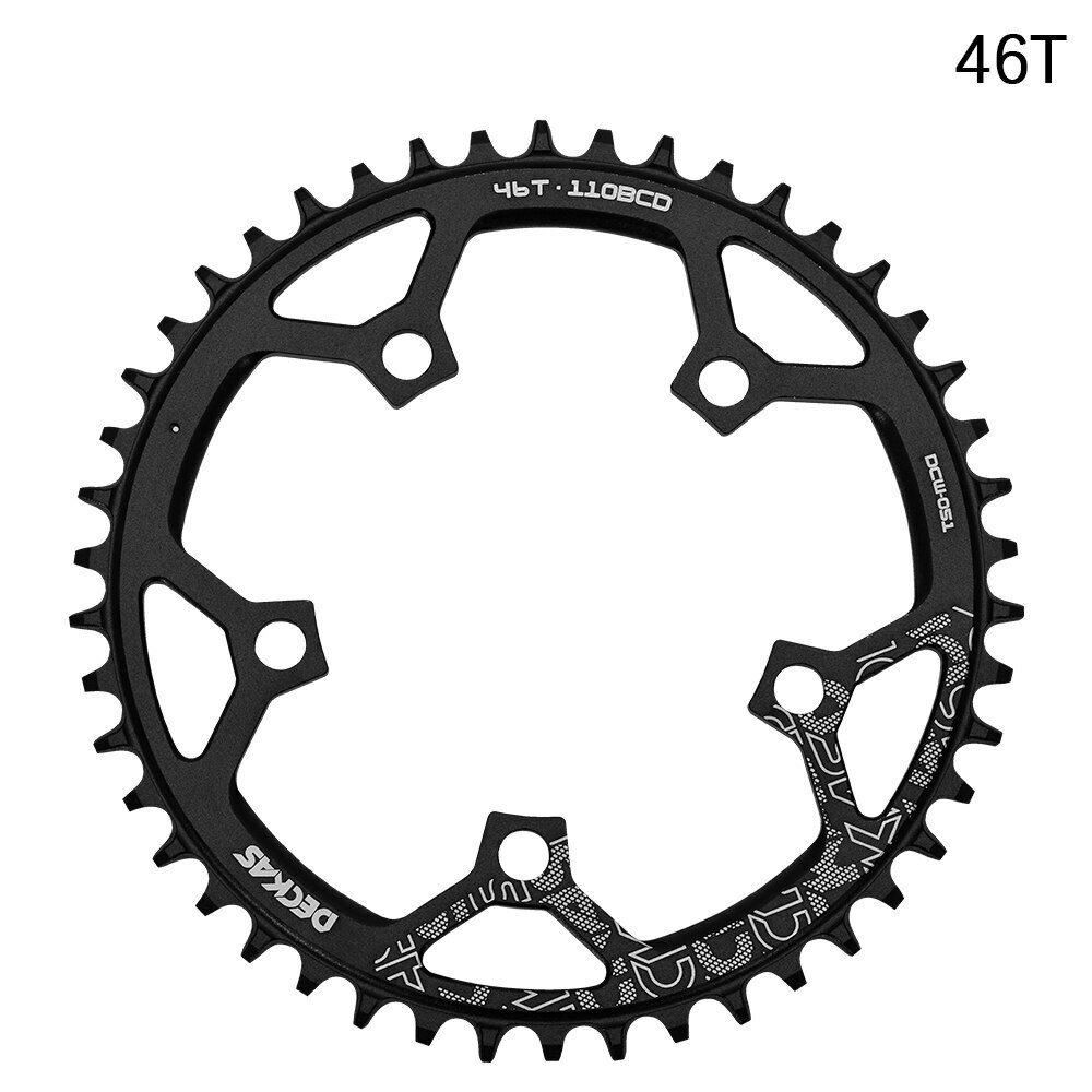 Road Bike Narrow Wide 110BCD Chainring 36T To 52T Crankset Tooth Plate Parts Red