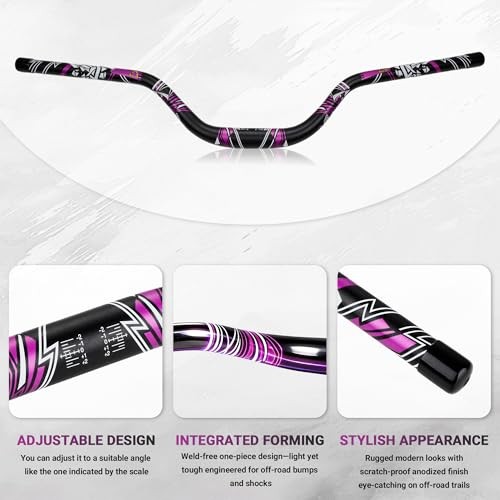 31.8mm Riser Handlebar for Surron Light Bee,7075 Aluminum 4mm Thickness Dirt