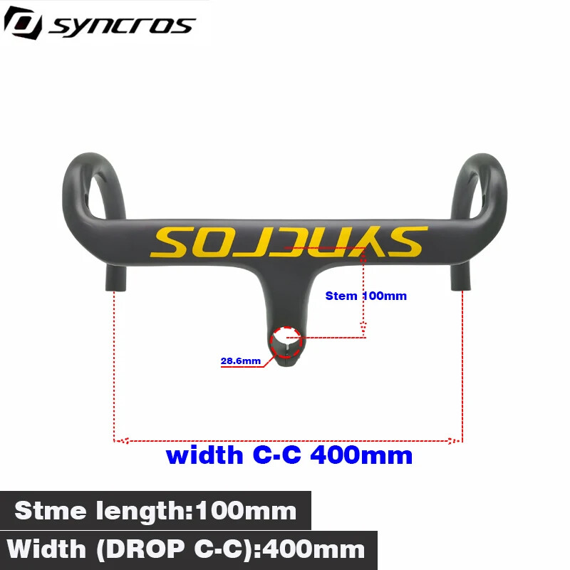 400/420/440mm Carbon Road Bike Handlebar Internal Routing Bicycle Handle Bar