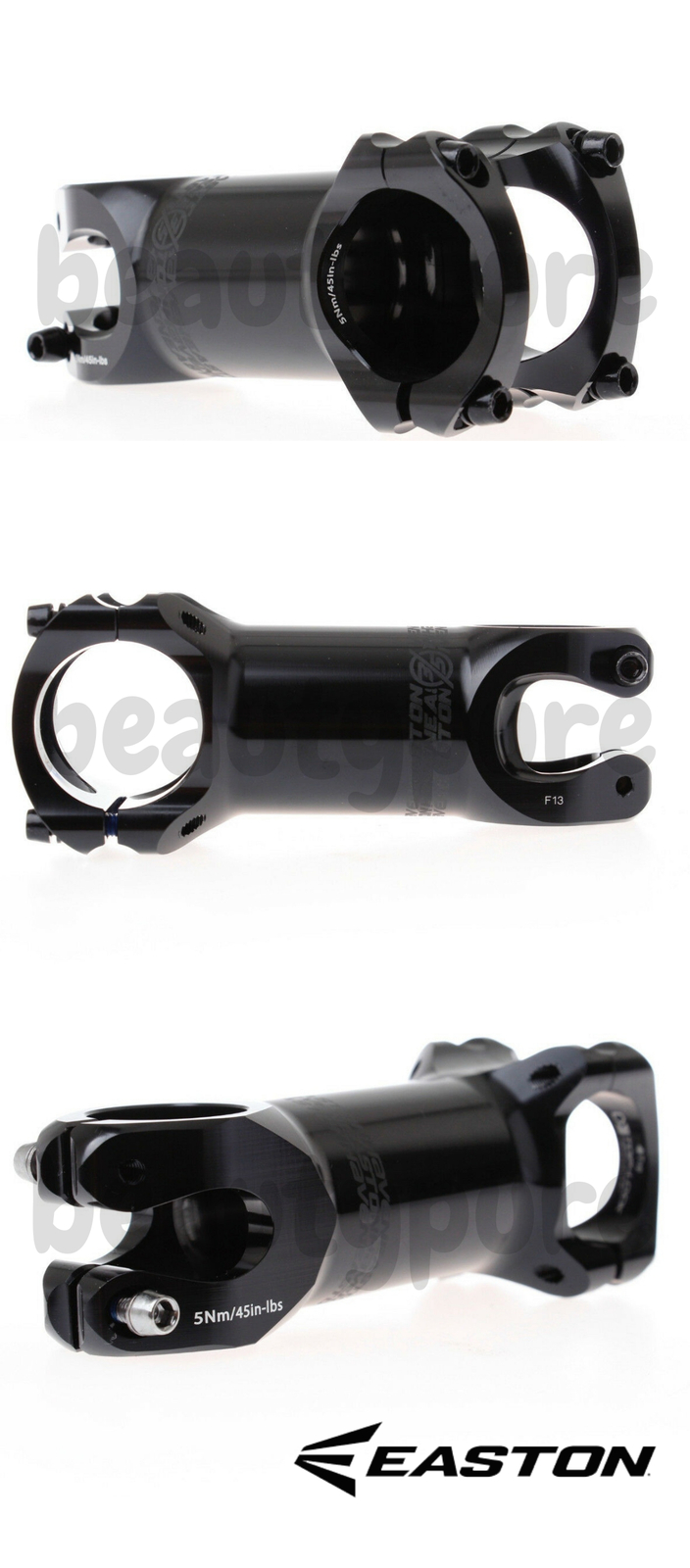 (New) EASTON Haven FACEPLATE & Black 0°x85mm 31.8 Stem USA BLACK