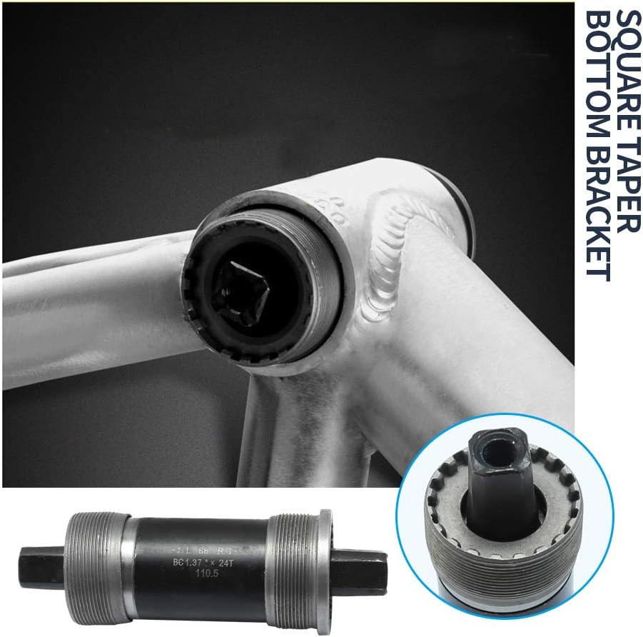 Square Taper JIS Bottom Bracket 68 X110Mm/123Mm/127Mm for Mountain Bike Repla…