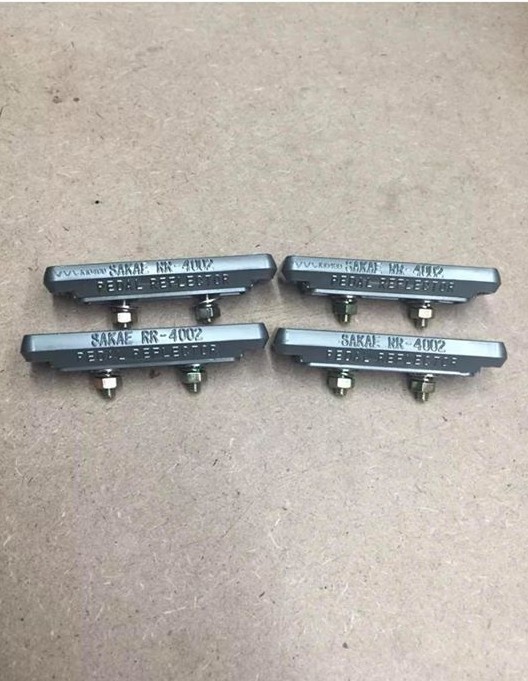 NOS SR pedal reflectorl BMX MKS bm 7 10 footjaws kkt lightning suntour XC comp