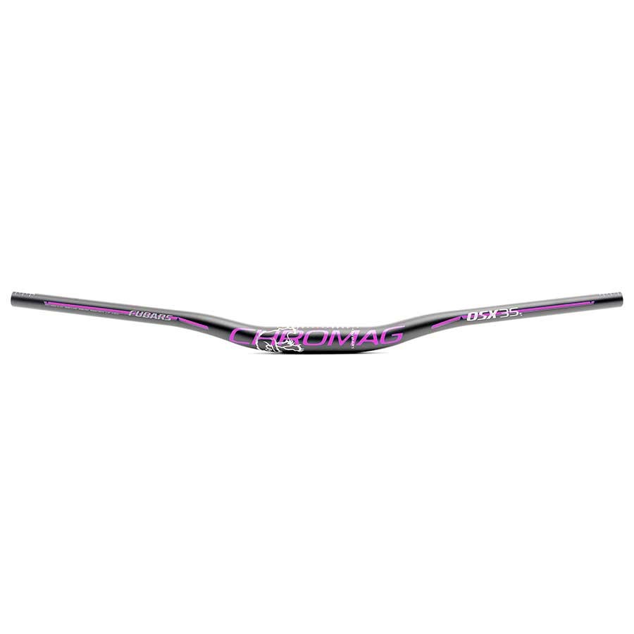 Chromag Fubars OSX 35 Handlebar Aluminum 25mm Rise 35mm 800mm Black/Purple