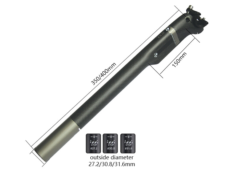 Carbon Road Bike Seatpost 27.2/30.8/31.6mm Offset 25mm MTB Seat For Saddle