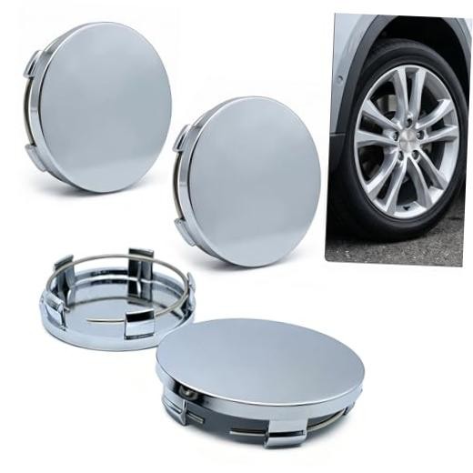 4PCS Wheel Center Caps, 2.36″ OD ABS Snap-in Hub Cap, Anti-Falling Rust-Proof