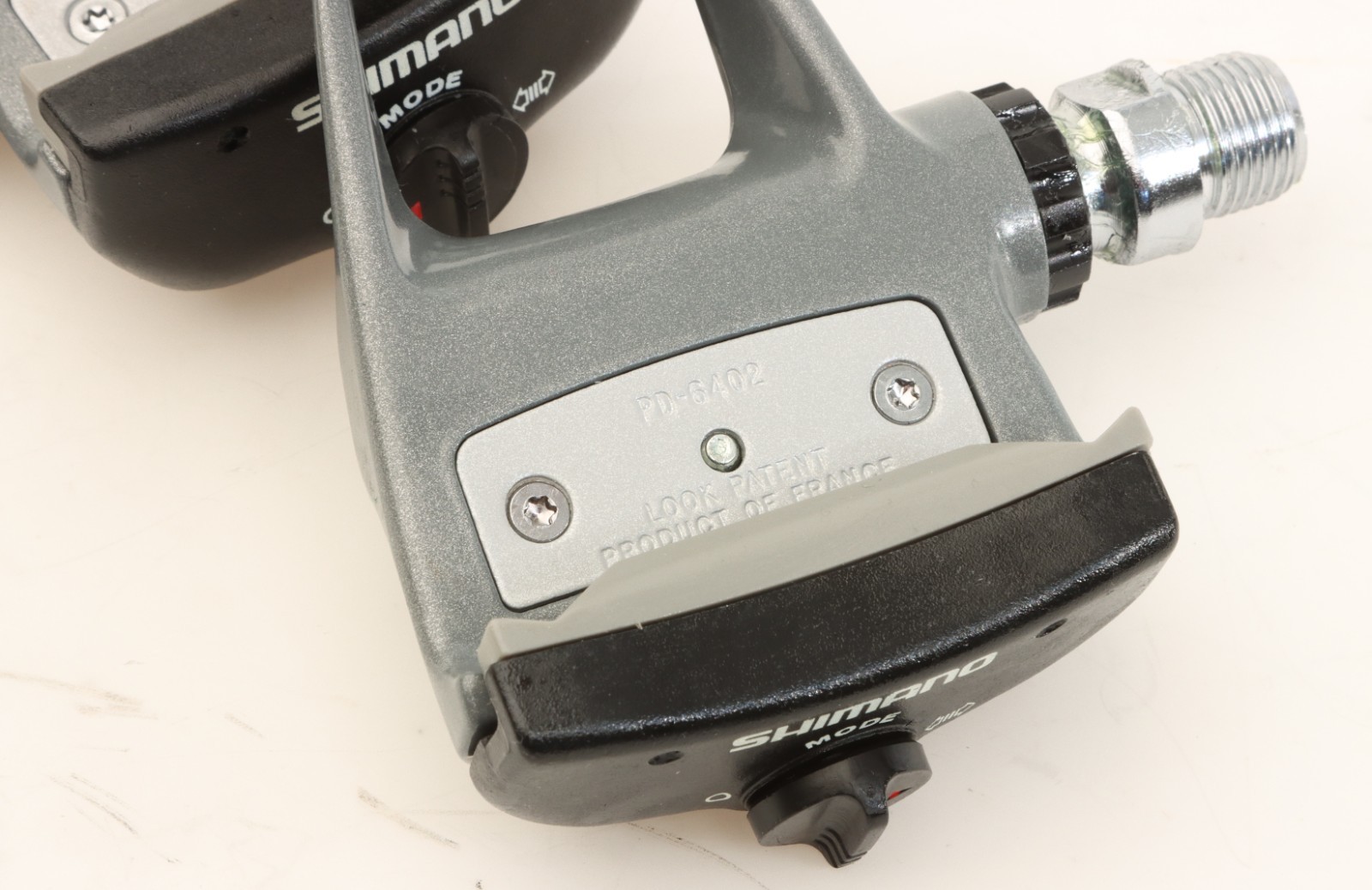 Shimano PD-6402 600 Ultegra Clipless Pedals w/ Cleats Grey 90s NOS NEW in Box
