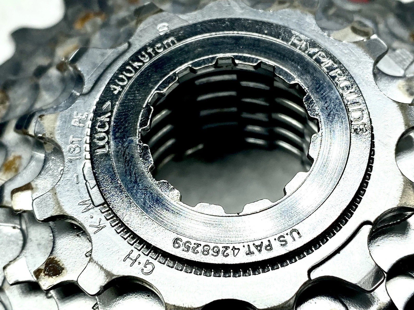 Vintage Shimano Hyperglide C 7 Speed Cassette 13-30T Silver Clean Used