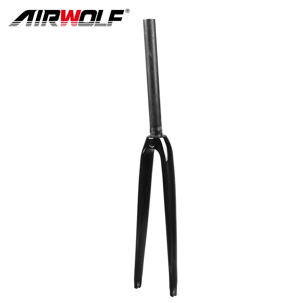 700C Carbon Road Bike Fork V Brake Straight Tube Quick Release 100*9mm Froks