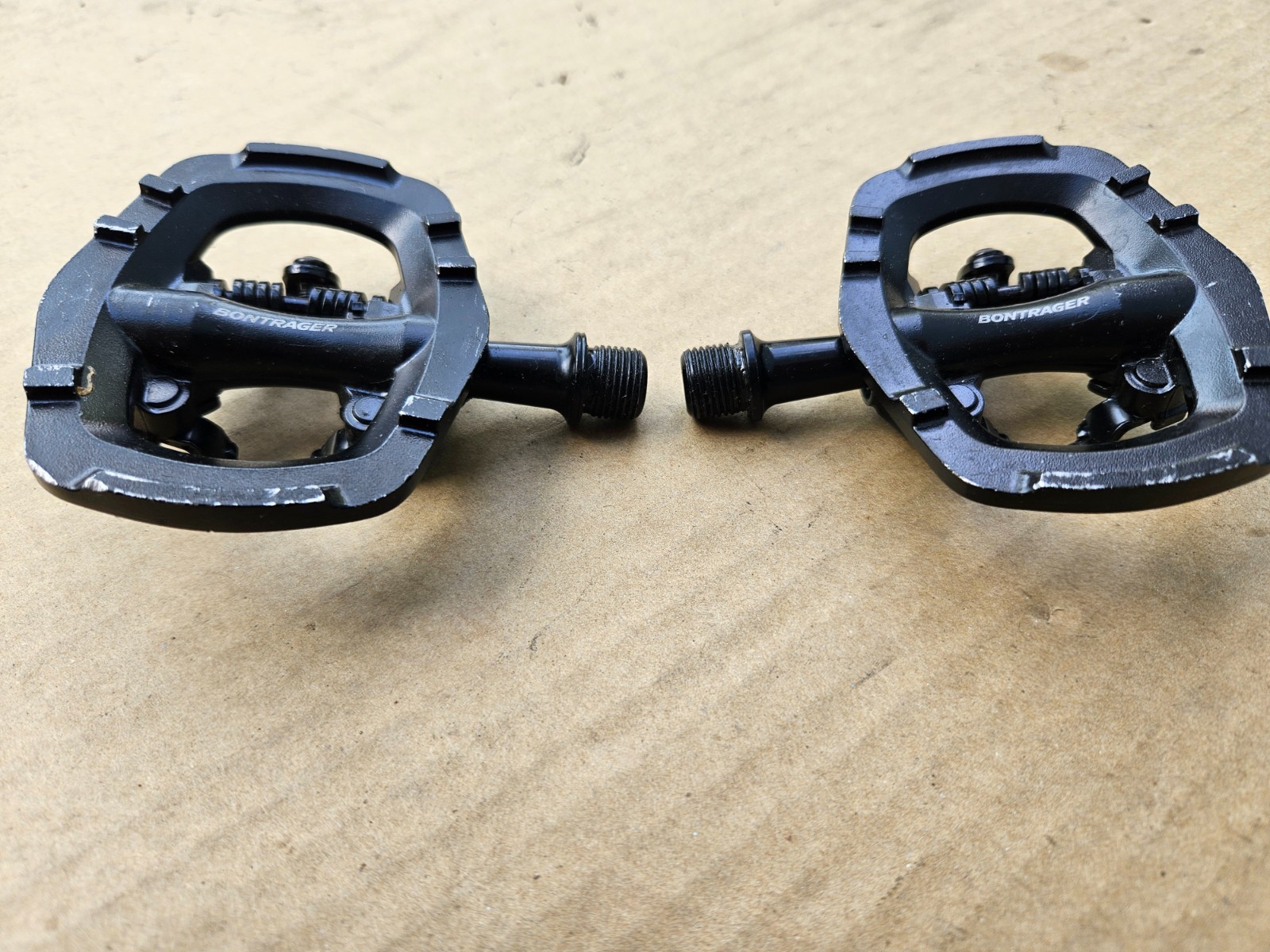 Bontrager Commuter Clipless + Platform Pedals Black Left Right Set 9/16″