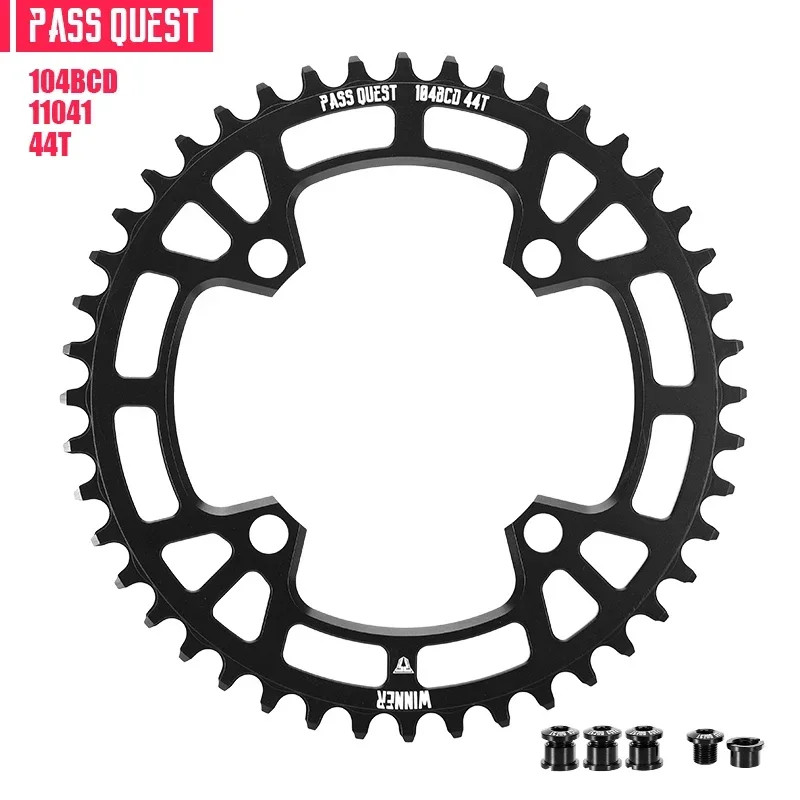 MTB Bicycle Round 104BCD Chainring 32T/34T/36T/38T/40T/42T/44T/46T/48T Plate