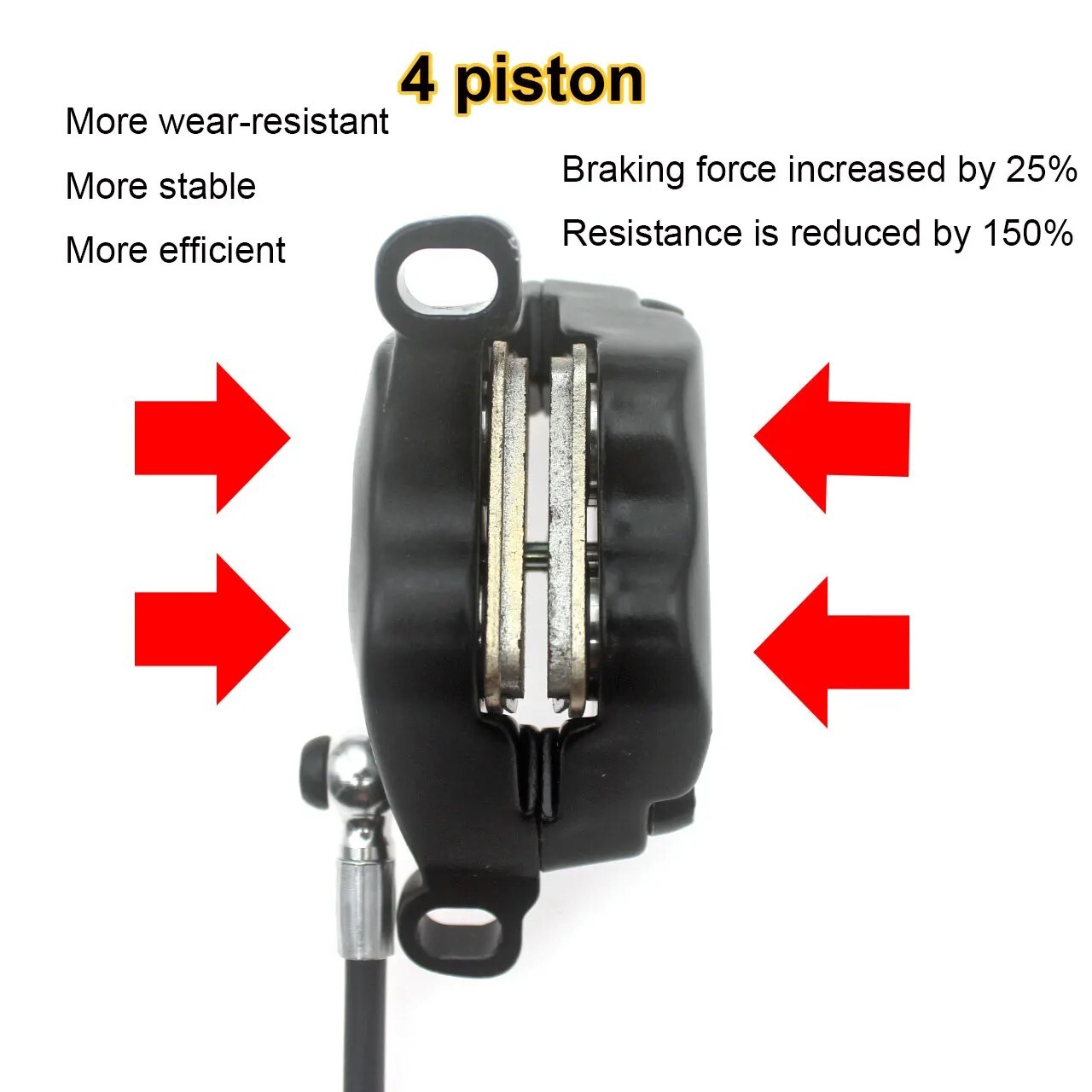 NUTT Electric Scooter Brake Hydraulic Disc Oil Brake For Zero 10X 11X KUGOO G1