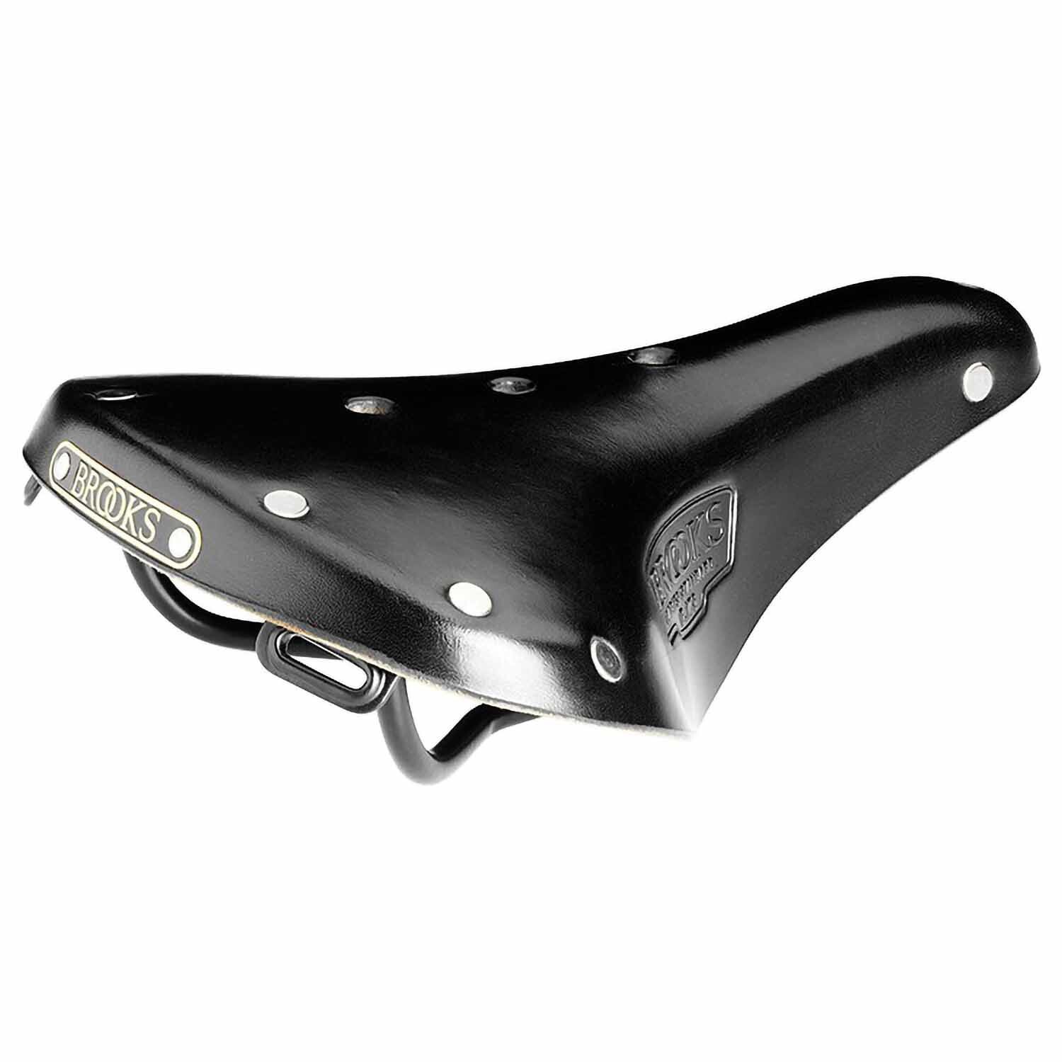 Brooks B17 Short Saddle Black Leather Unisex Standard 7×7 rail 176x242mm