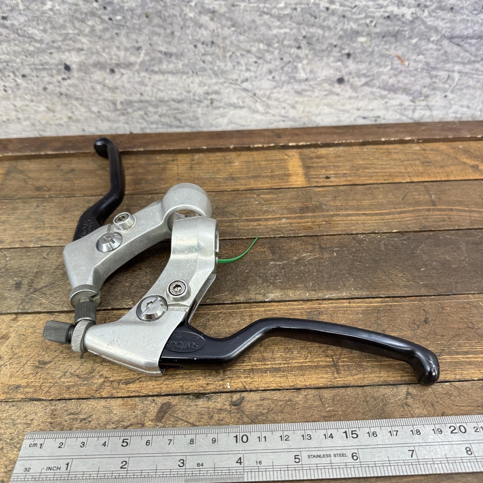 Vintage Suntour XC Power Brake Lever Set Black 22.2 4 Finger Pair 1980s MTB