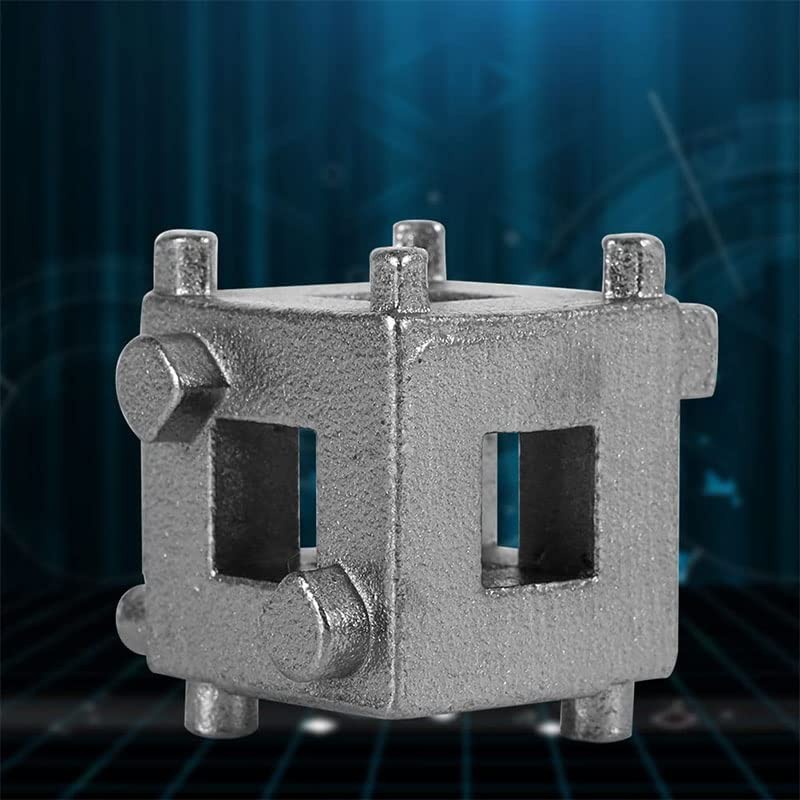 Acxico 1Pcs Car Rear Disc Brake Piston Retractor Tool Calliper Adaptor Silver