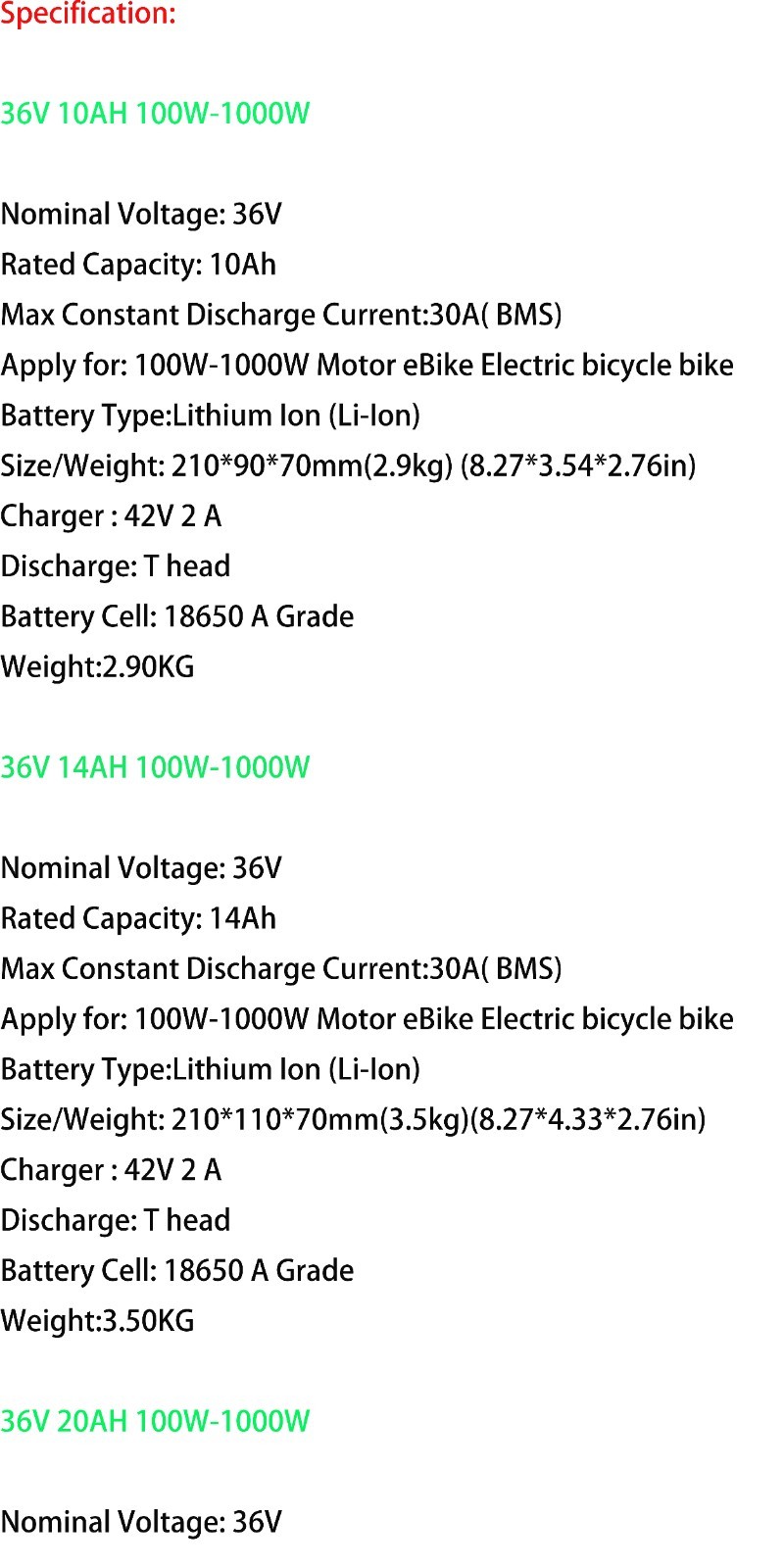 36V 48V Ebike Battery with 30A BMS for Electric Bike Scooter UL 2271 Certificate