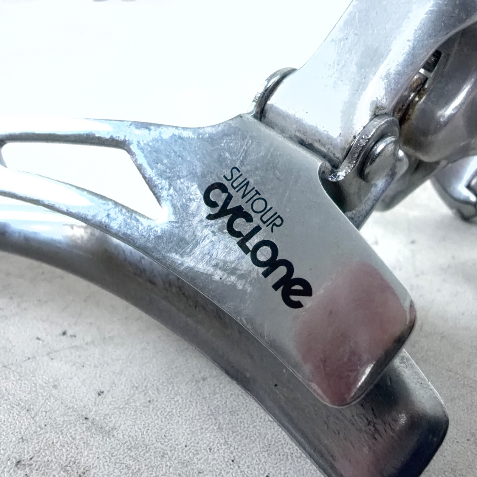 Vintage SunTour Cyclone Road Double Front Derailleur, Ø28.6mm clamp, Japan