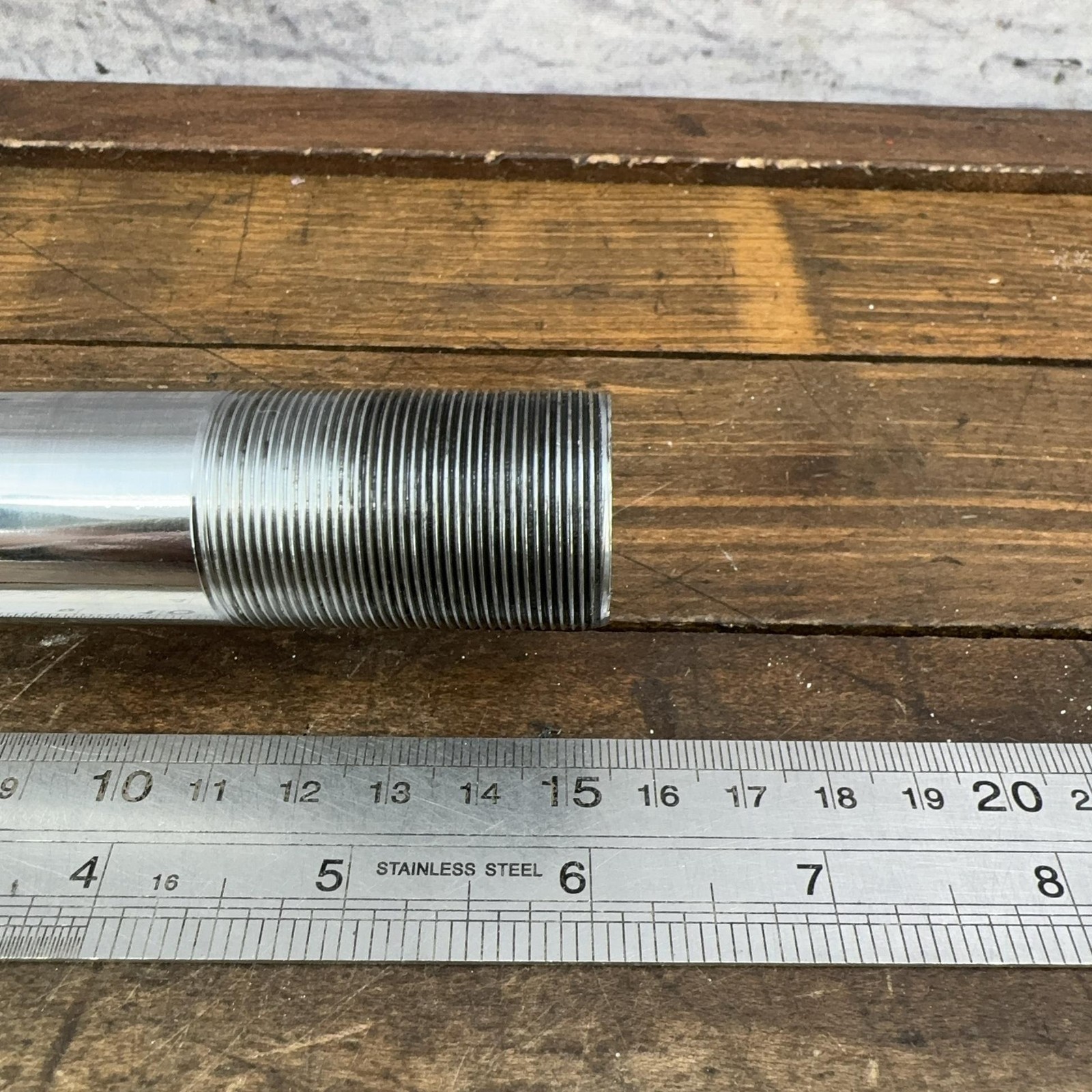 Vintage Raleigh 21.1 Mountain Bike Fork 1 In Threaded 26in Canti Chrome Steel