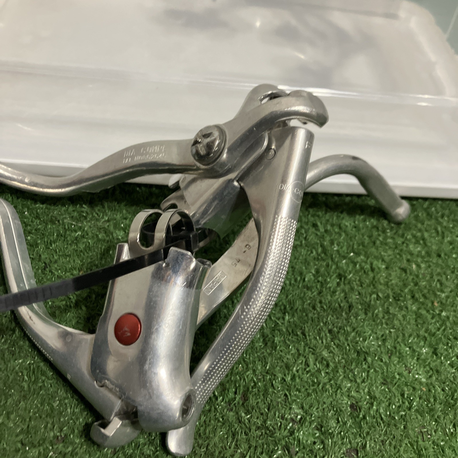 Vintage Dia-Compe Center Pull Brake Calipers Pair Front Rear Japan Levers Road