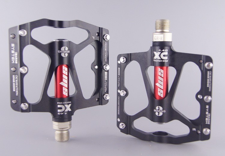 MTB Bicycle Flat Pedals Mountain Bike Non-slip Pedal Aluminum Sealed 3 Bearing