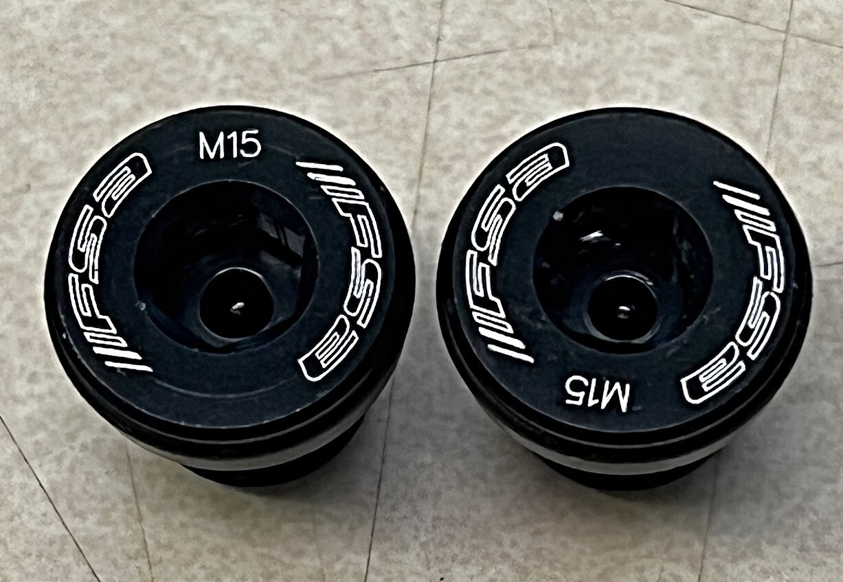 FSA ISIS Drive Crank Bolts M15 Alloy Black For Crankset Bottom Bracket NEW