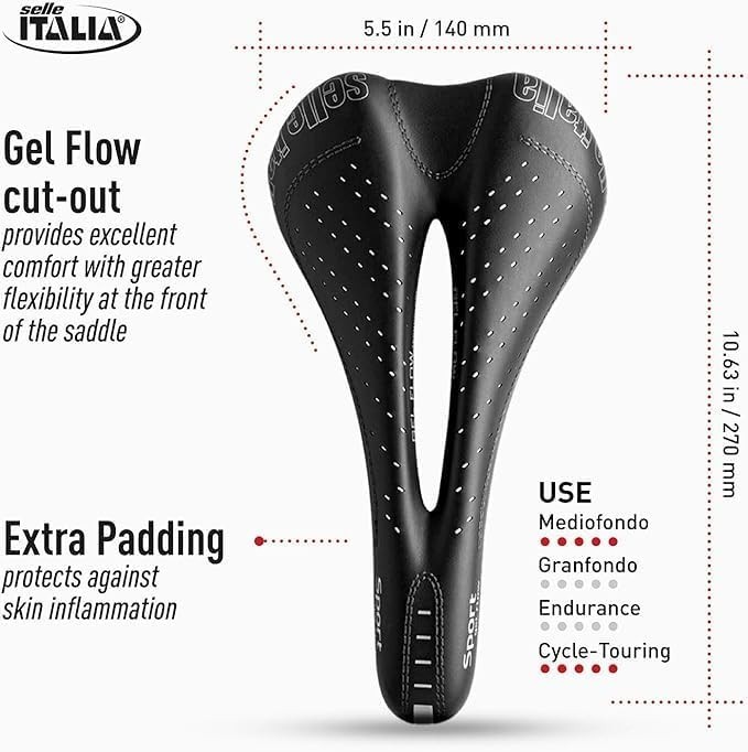 SLR SuperFlow Gel Bike Saddle – Enhanced Comfort for Mountain Biking Excellence