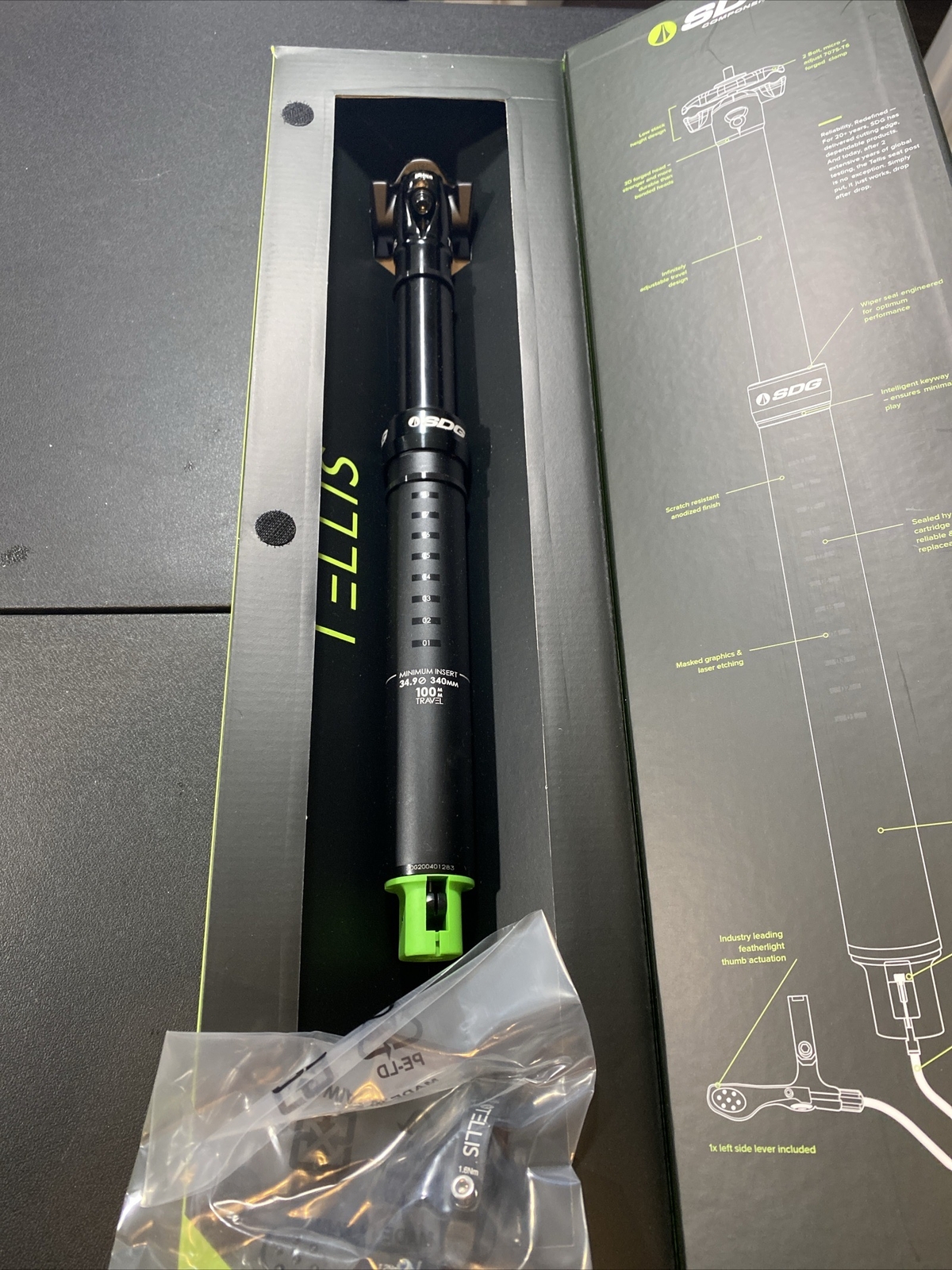 Sdg Tell us Dropped Mtb Seatpost 34.9×367 Mm (9075-181)