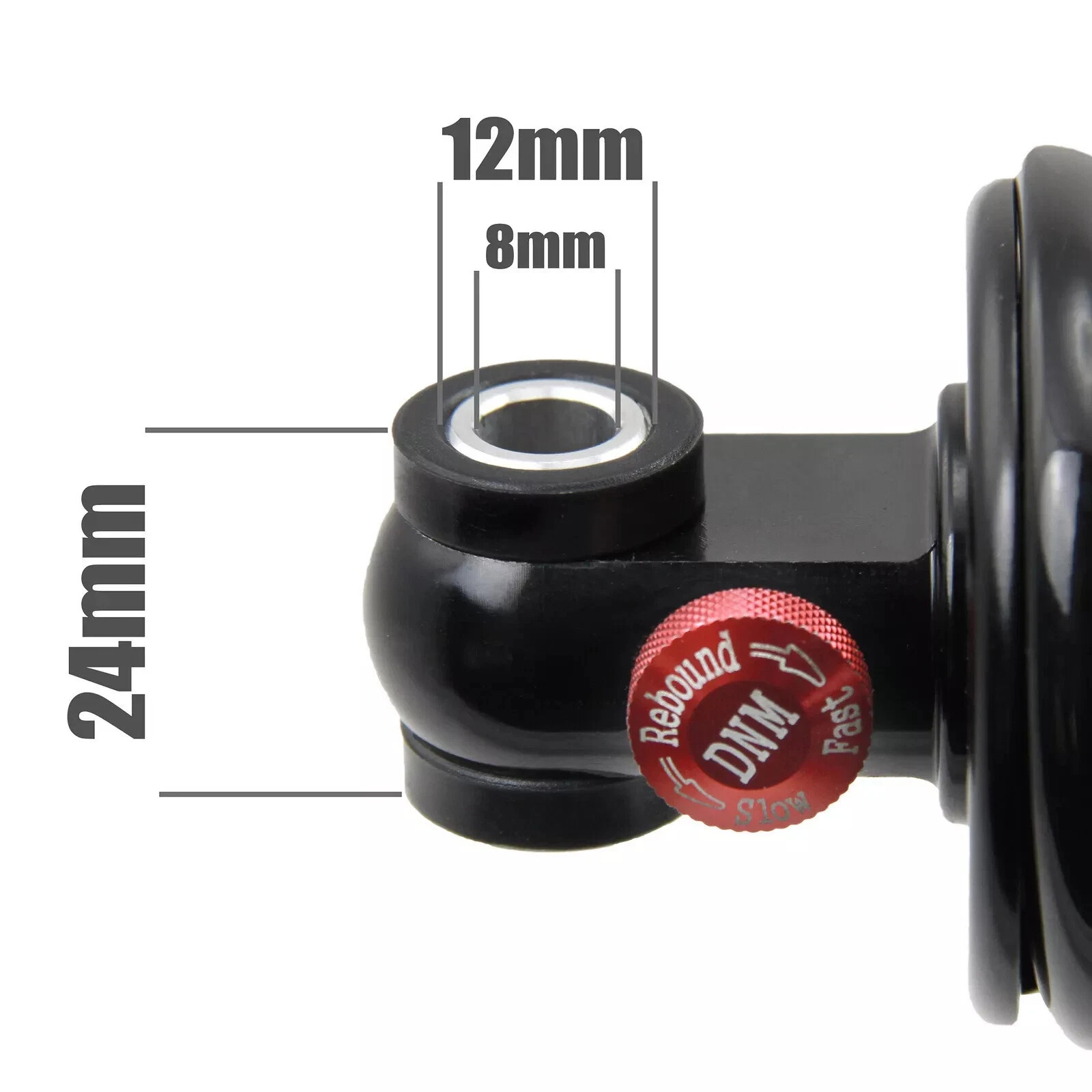 DNM DV22AR Mountain Bike Bicycle Coil Spring Rear Shock 200MM x 55MM – 750lbs.