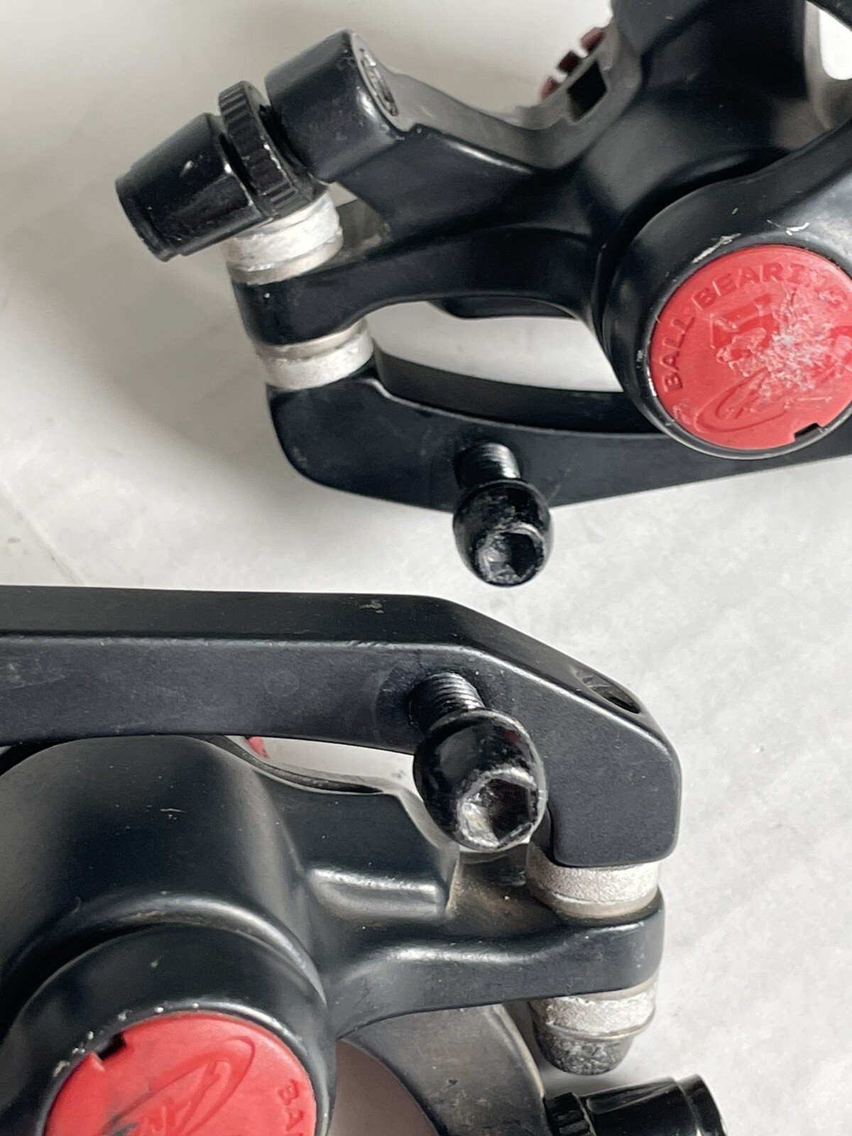 Sram Avid BB5 Mechanical Disc Brake Caliper Set W/ Mounts Black, 160mm Good Cond