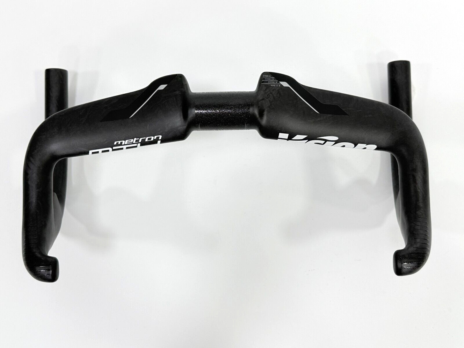 Vision Metron Track 31.8x365mm Carbon Drop Bar Handlebar (White Logo)