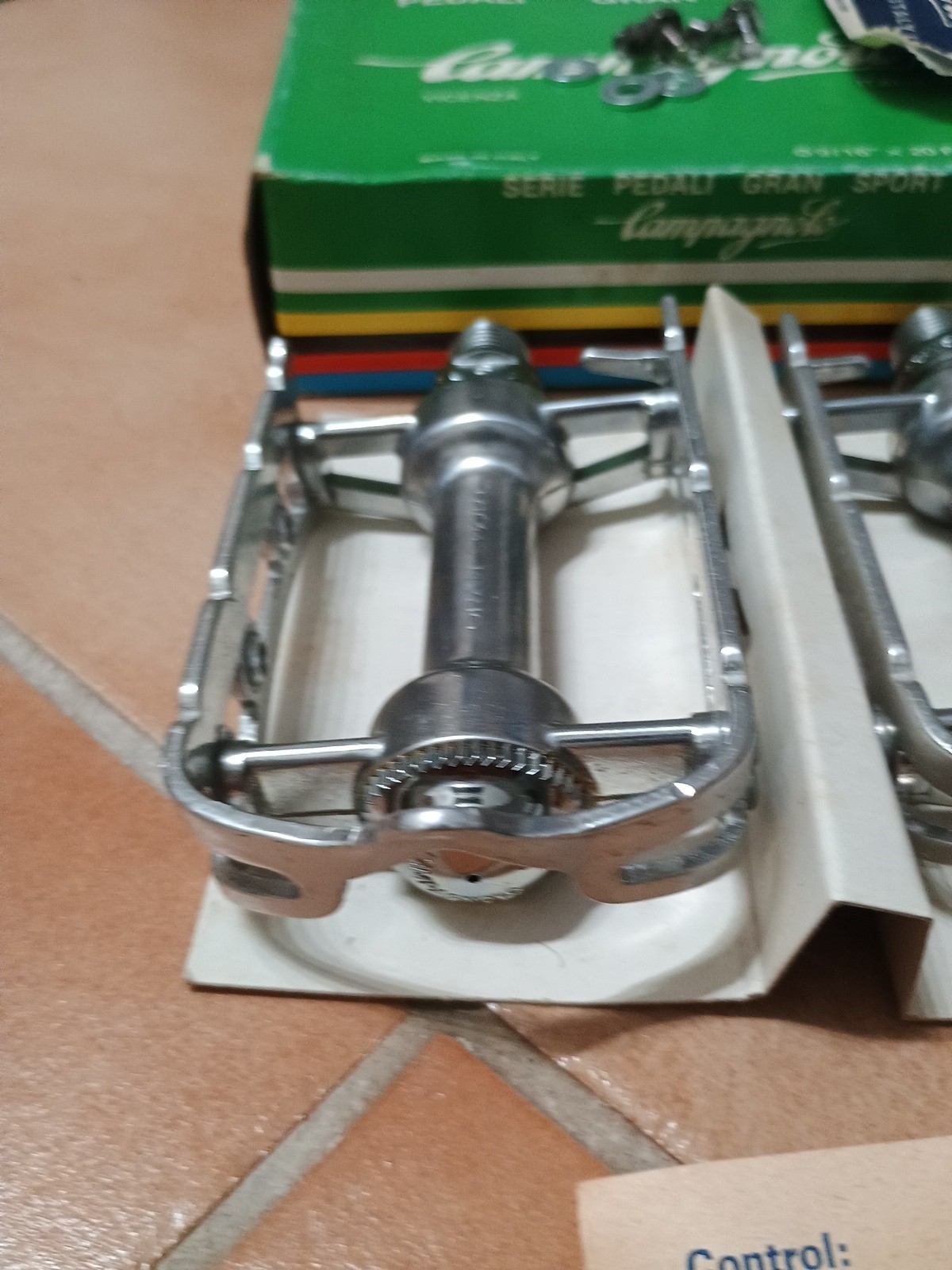 Nos Nib Vintage Campagnolo NGS Pedals New Gran Sport New X Colnago Pedals