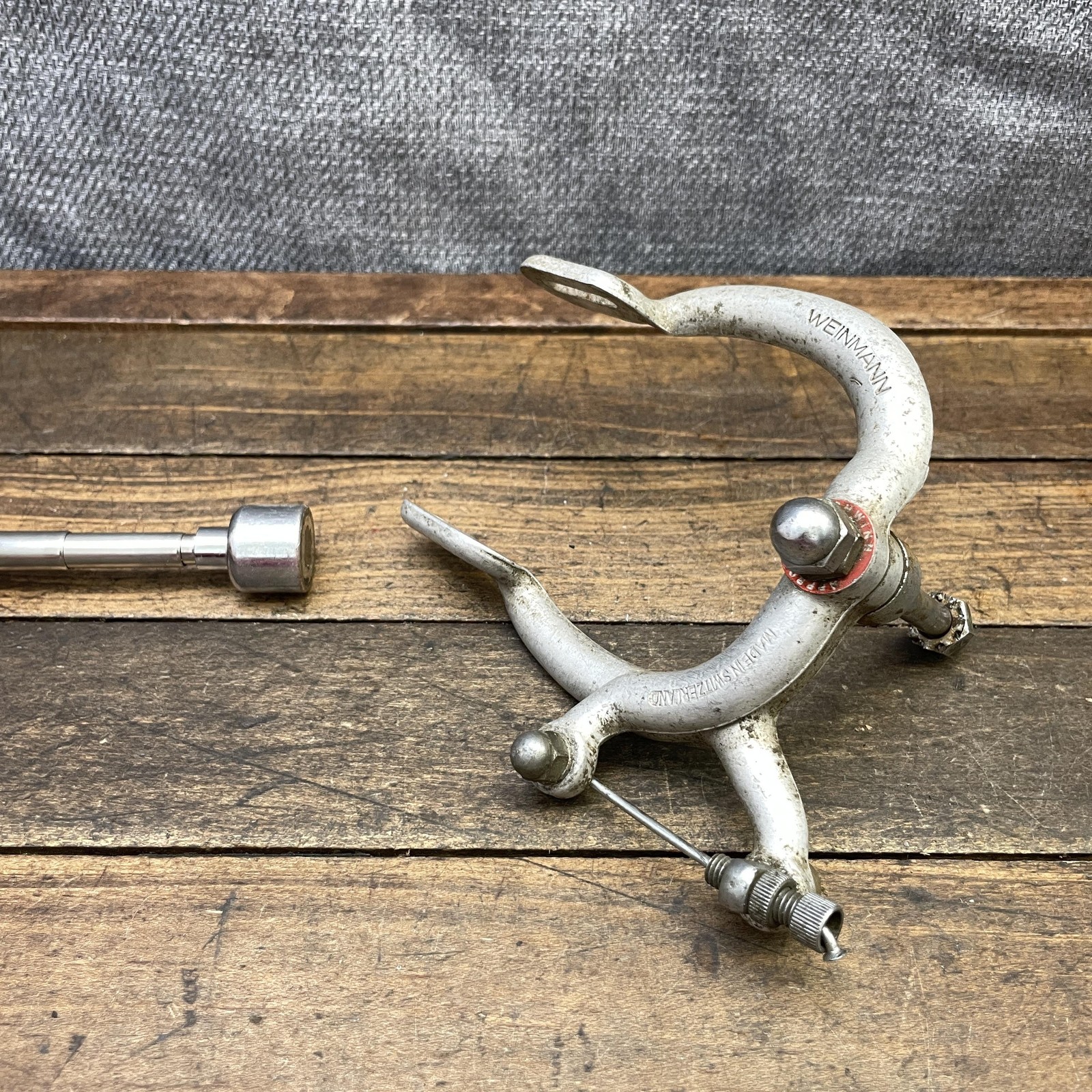 Vintage Weinmann Schwinn Front Brake Caliper Long Reach Side Pull Swiss