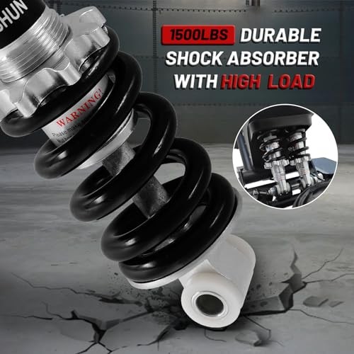 1500LBS Mountain Bike Rear Shock Absorber: MTB Rear Shock with Adjustable 190mm