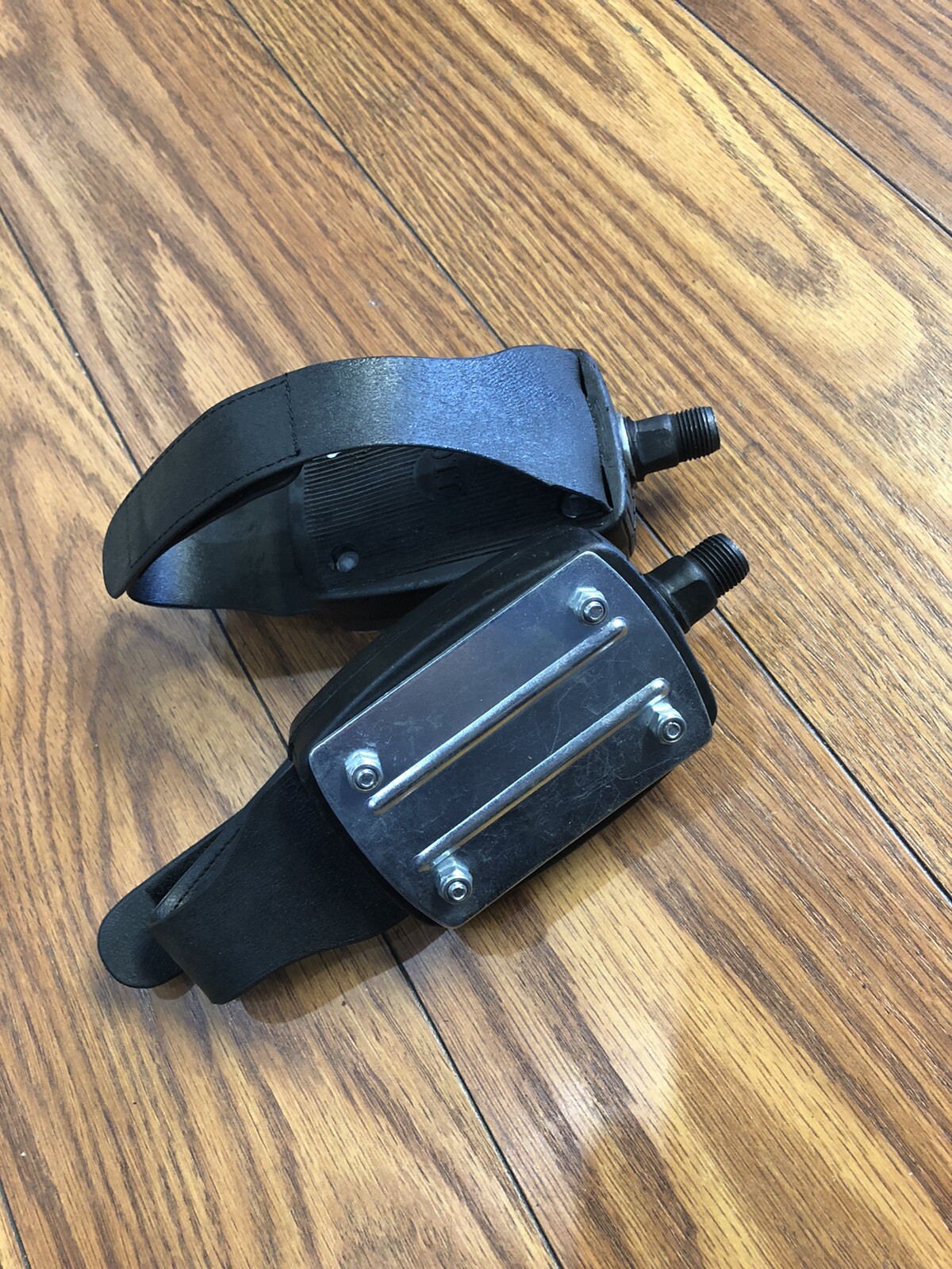 JTC 9/16″ Exerciser Bicycle Foot Strap Pedals NOS