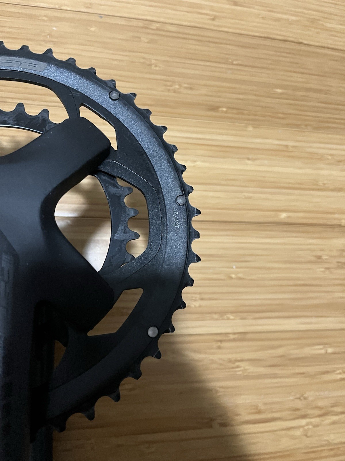 FSA Omega Crankset 172.5 48/32 MegaExo 10/11-Speed 120/90BCD Black