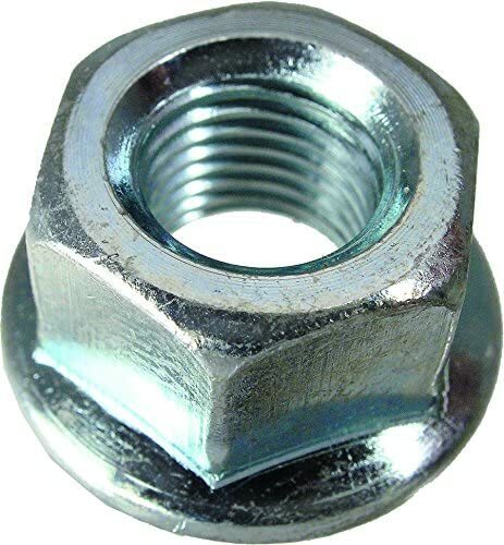Bicycle Bike Fixed Flange Hub Axle Nut – 3/8″ x 26T – Chrome – Set of 2