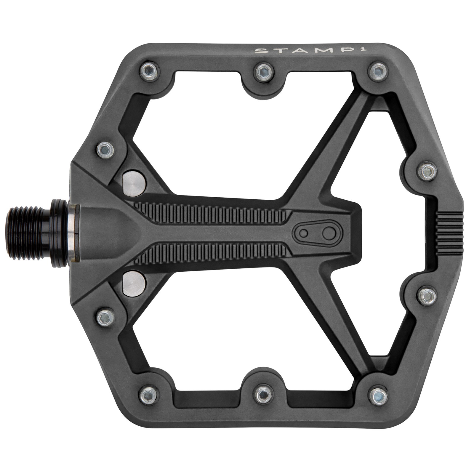 Crank Brothers Stamp 1 Gen 2 Pedals – Platform, Composite, 9/16″, Black, Small