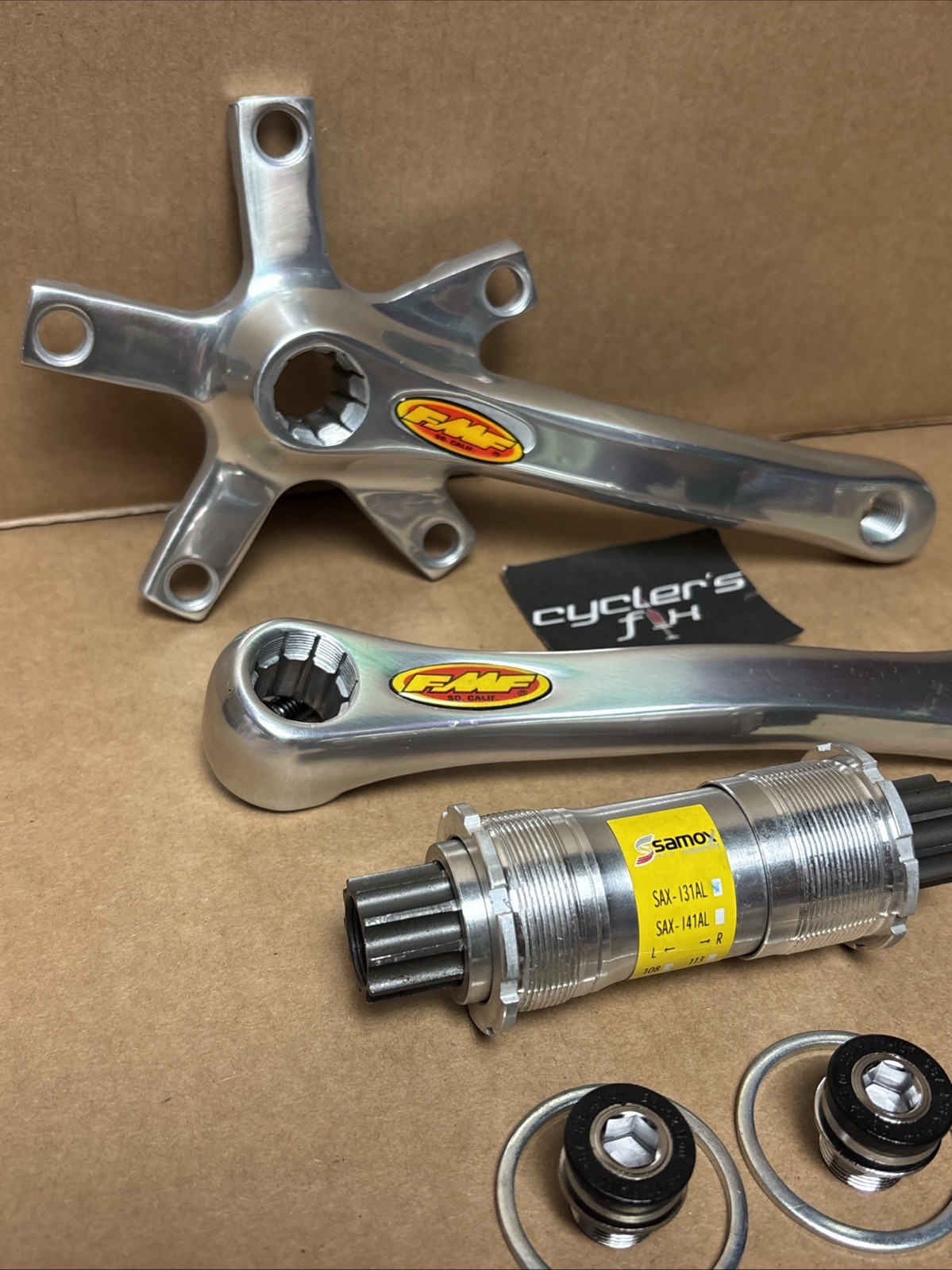 NOS FMF 155mm Pro Stroke Crank Set Isis Spline 110 BCD Mini Bmx Shimano Race w/