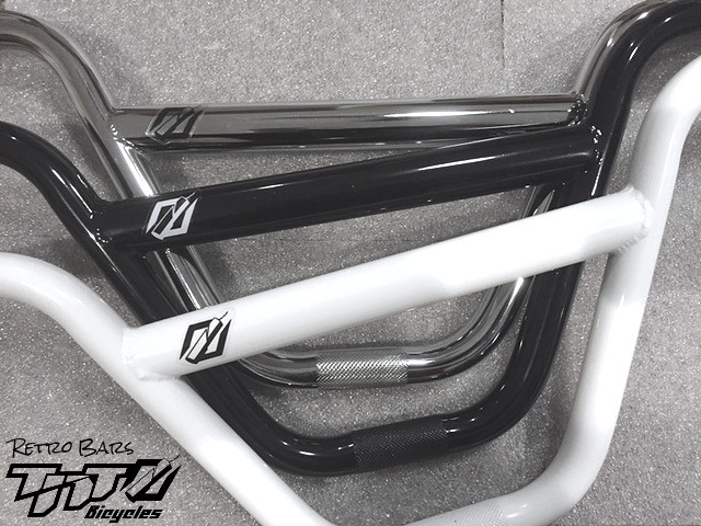 FREE EXTRAS – NEW – TNT BICYCLES RETRO BMX HANDLEBAR – Chrome, Black, White