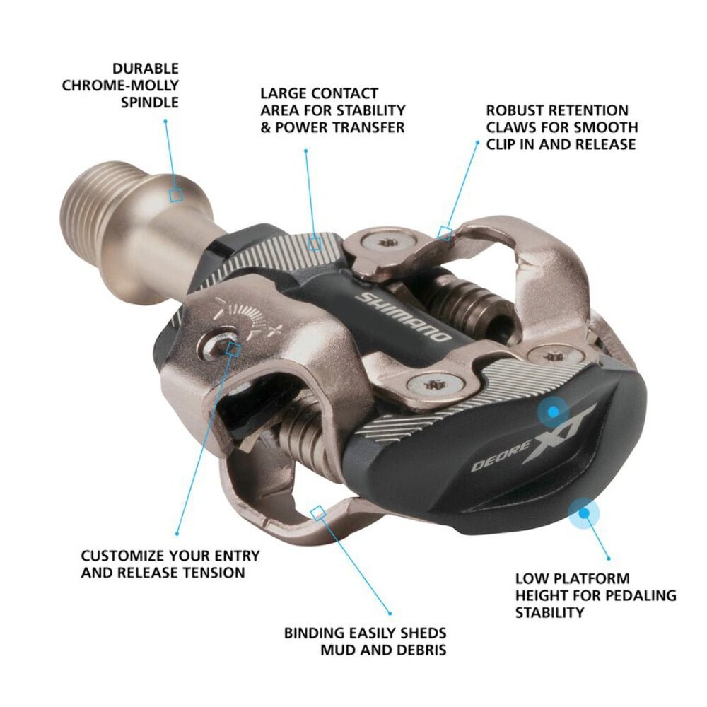 Shimano XT Race Pedal Set – M8100