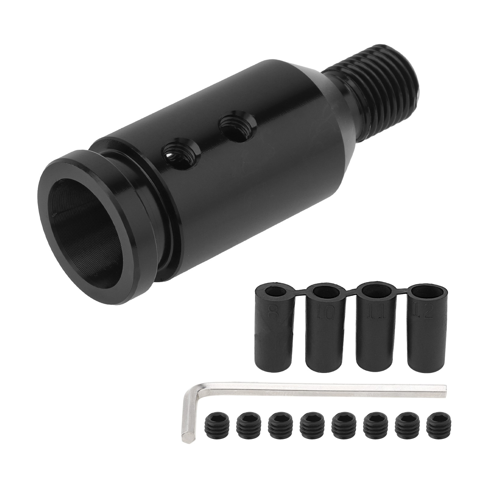 Universal Car Gear Shift Knob Shifter Adapter For Non Threaded Shifter M12x1.25