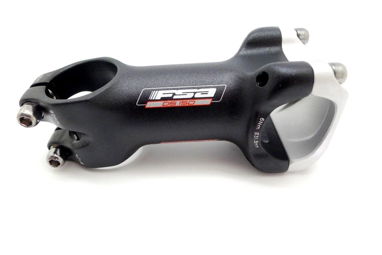 FSA OS-150 1-1/8″ X 80mm X 31.8mm X 6° Stem