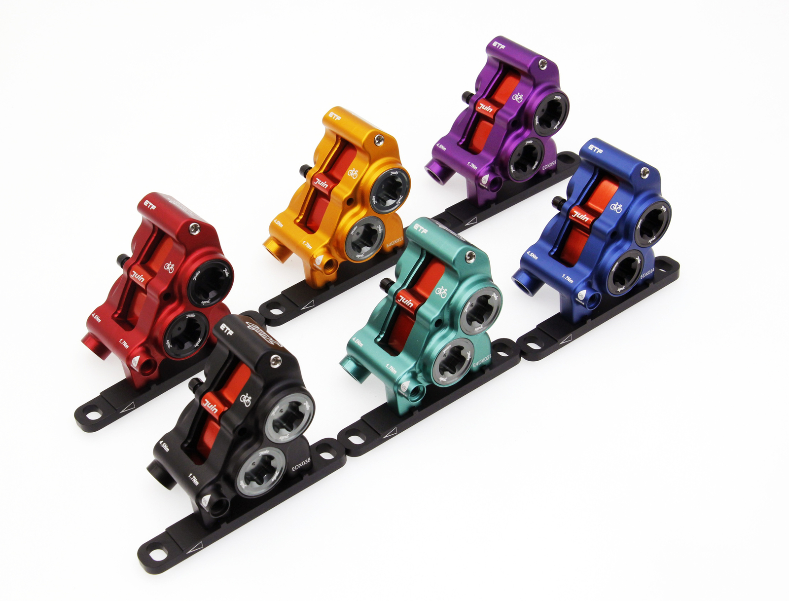 Juin Tech ETF Road CX eBike Cycle 4-Piston Hydraulic Brake Caliper for 160mm