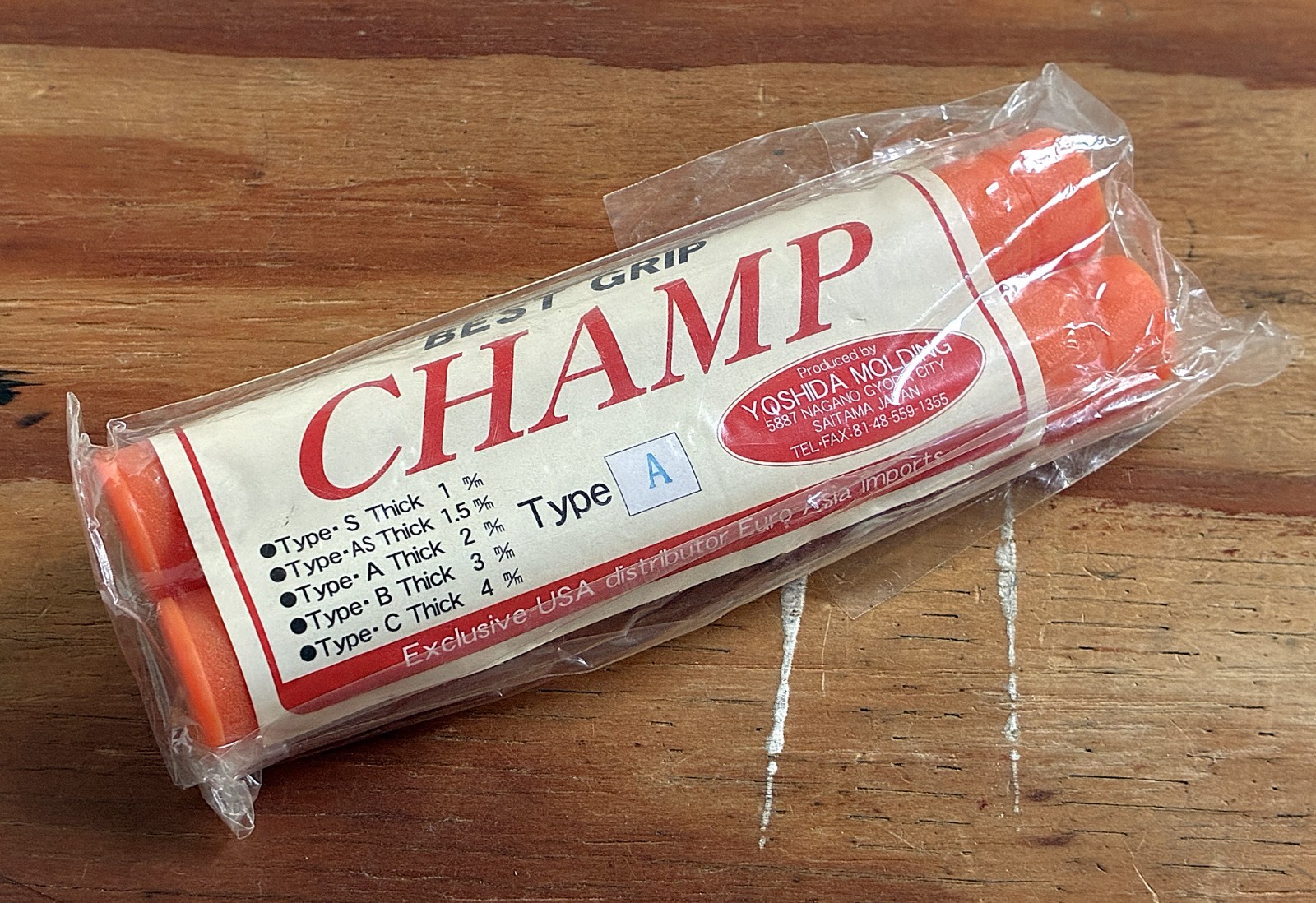 NOS Yoshida Champ Grip Keirin Pista Fixed Gear Track Multi Colors NIP Japan